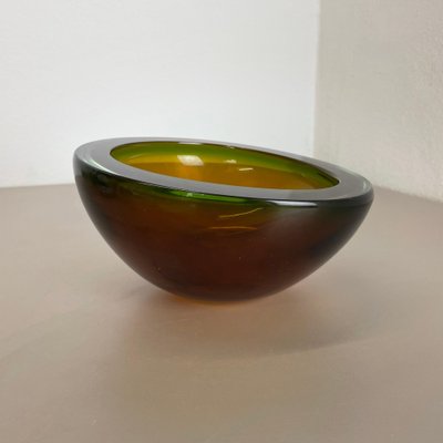 Large Murano Glass Shell Bowl, 1970s-QZ-1743361