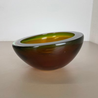 Large Murano Glass Shell Bowl, 1970s-QZ-1743361