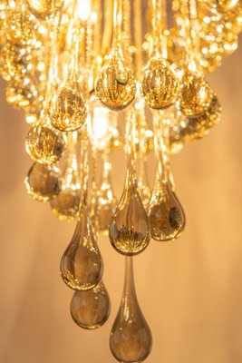 Large Murano Glass Tear Drop Chandelier by Christoph Palme, Germany, 1970s-UGR-1377973