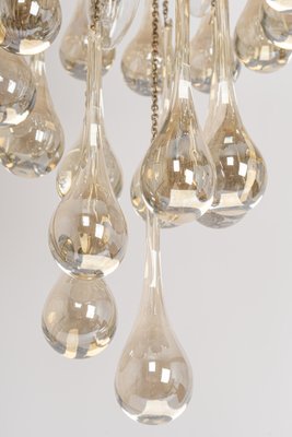 Large Murano Glass Tear Drop Chandelier by Christoph Palme, Germany, 1970s-UGR-1377973