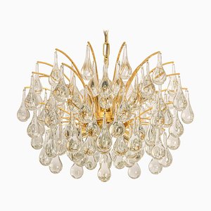 Large Murano Glass Tear Drop Chandelier by Christoph Palme, Germany, 1970s-UGR-1086284