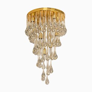 Large Murano Glass Tear Drop Chandelier by Christoph Palme, Germany, 1970s-UGR-1377973