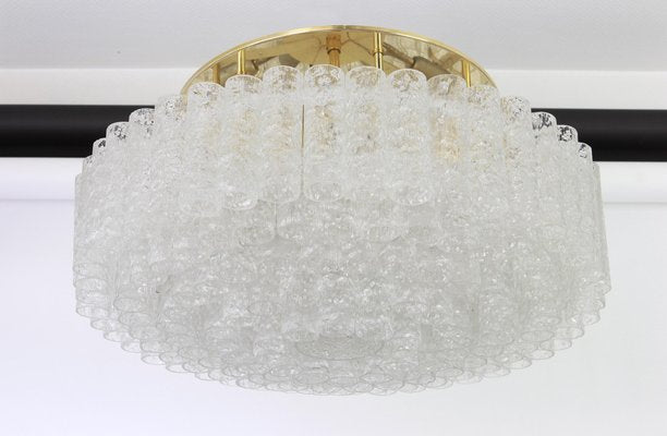 Large Murano Glass Tube Chandelier by Doria, Germany, 1960s-UGR-1086265