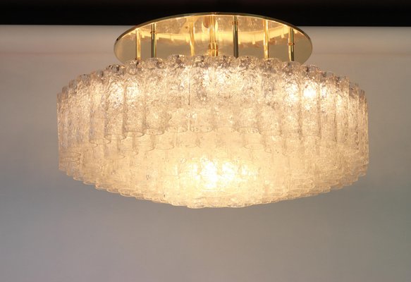 Large Murano Glass Tube Chandelier by Doria, Germany, 1960s-UGR-1086265