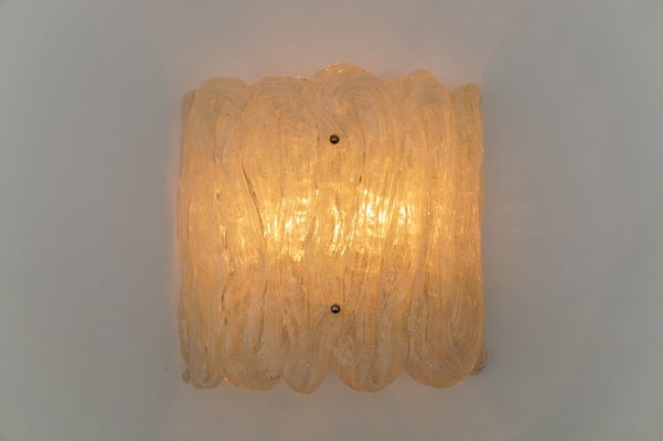 Large Murano Glass Wall Lamp from J.T. Kalmar, 1960s-KQB-1750110