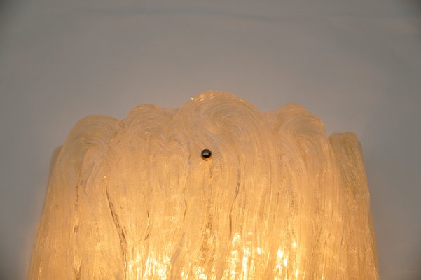 Large Murano Glass Wall Lamp from J.T. Kalmar, 1960s-KQB-1750110