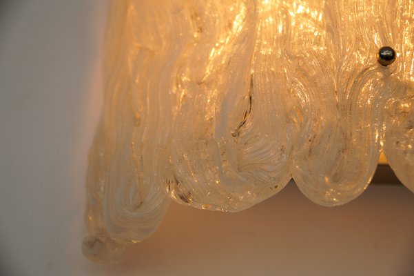 Large Murano Glass Wall Lamp from J.T. Kalmar, 1960s-KQB-1750110