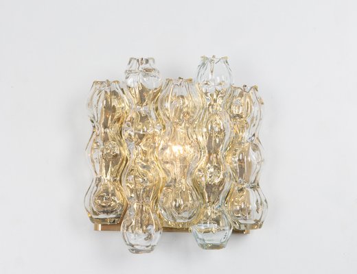 Large Murano Glass Wall Sconces attributed to Doria, Germany, 1960s, Set of 2-UGR-1791286