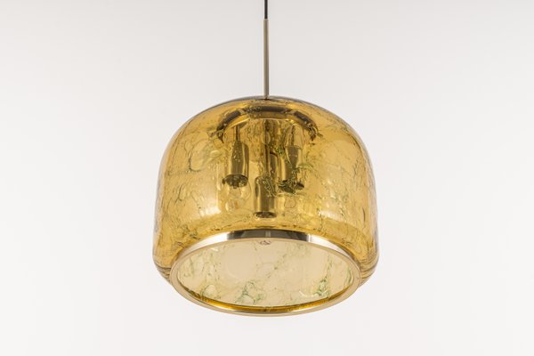 Large Murano Pendant Light by Doria, Germany, 1970s-UGR-1301200