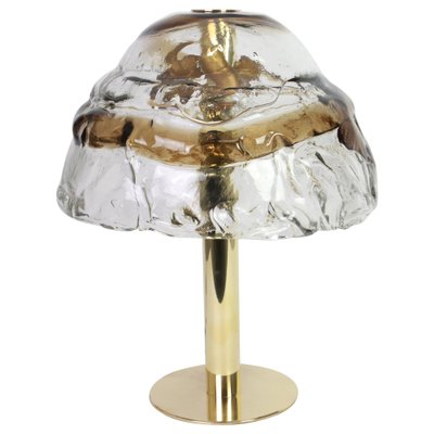 Large Murano Smoked Glass Table Lamp from Kalmar, Austria, 1970s-UGR-1085991