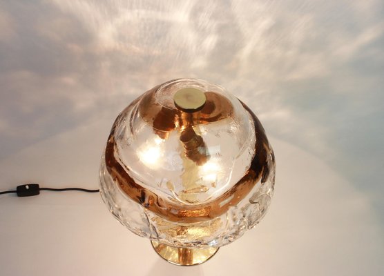 Large Murano Smoked Glass Table Lamp from Kalmar, Austria, 1970s-UGR-1085991