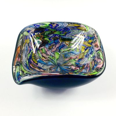 Large Murano Tutti Frutti Art Glass Bowl by Dino Martens for Aureliano Toso, Italy, 1960s-BMM-1339281