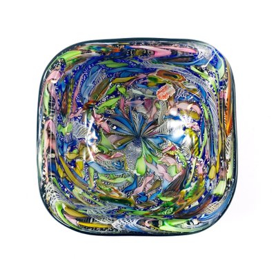 Large Murano Tutti Frutti Art Glass Bowl by Dino Martens for Aureliano Toso, Italy, 1960s-BMM-1339281