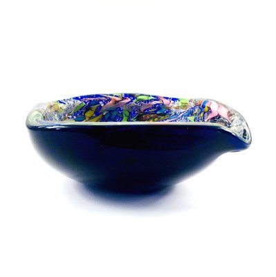 Large Murano Tutti Frutti Art Glass Bowl by Dino Martens for Aureliano Toso, Italy, 1960s-BMM-1339281