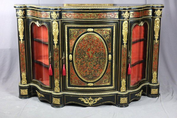 Large Napoleon III Marquetry Boulle Buffet-WSV-1448545