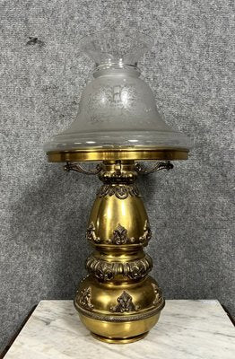 Large Napoleon III Oil Table Lamp-MWB-1782678