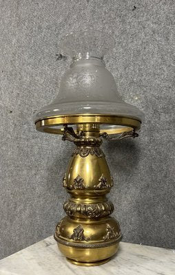 Large Napoleon III Oil Table Lamp-MWB-1782678