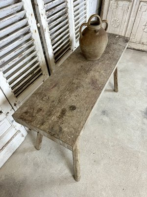 Large Oak Console Table, 1920s-AXR-1806275