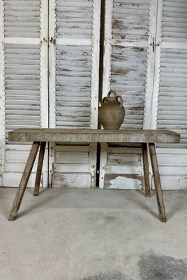 Large Oak Console Table, 1920s-AXR-1806275