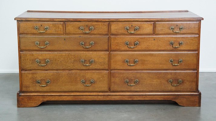 Large Oak Dresser or Chest of Drawers-HPP-2035260