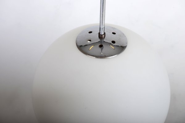 Large Opaline Ceiling Lamp by Napako, 1930s-VHD-562101