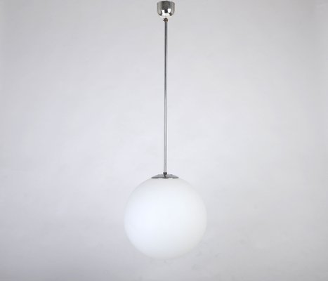 Large Opaline Ceiling Lamp by Napako, 1930s-VHD-562101