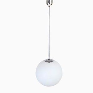 Large Opaline Ceiling Lamp by Napako, 1930s-VHD-562101