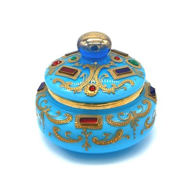 Large Opaline Glass Candy Box-OZS-1360208