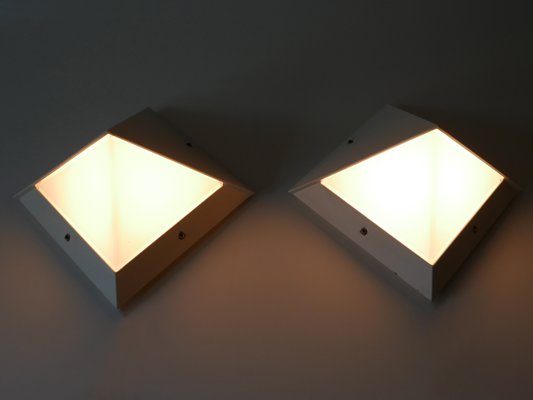 Large Outdoor Wall Lamps from Bega, Germany, 1980s, Set of 2-WPT-1087976