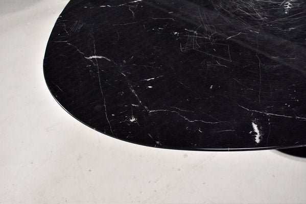 Large Oval Black Marble Tulip Dining Table by Eero Saarinen for Knoll Studio, 1990s-TEA-1620521