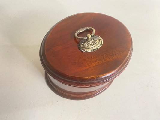 Large Oval Jewelry Box with Internal Compartments, France, 19th Century-UR-1761237