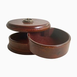 Large Oval Jewelry Box with Internal Compartments, France, 19th Century-UR-1761237