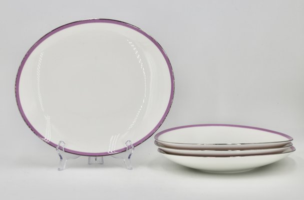 Large Oval Plates from Hôtel Du Cap Eden Roc, Set of 6-EIA-1792416