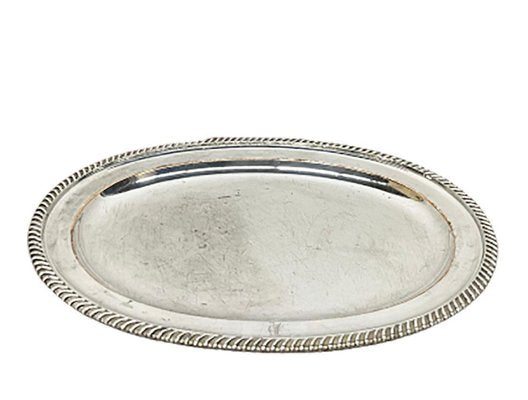 Large Oval Silver Plated Domed Dish or Food Cover-UCH-1224879