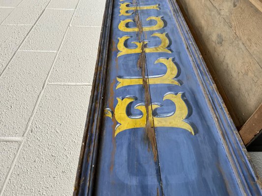 Large Painted Wood Store Sign, 1950s-WSZ-1777281