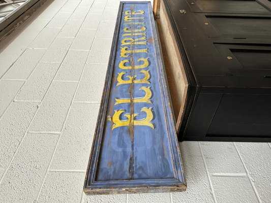 Large Painted Wood Store Sign, 1950s-WSZ-1777281