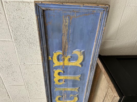 Large Painted Wood Store Sign, 1950s-WSZ-1777281