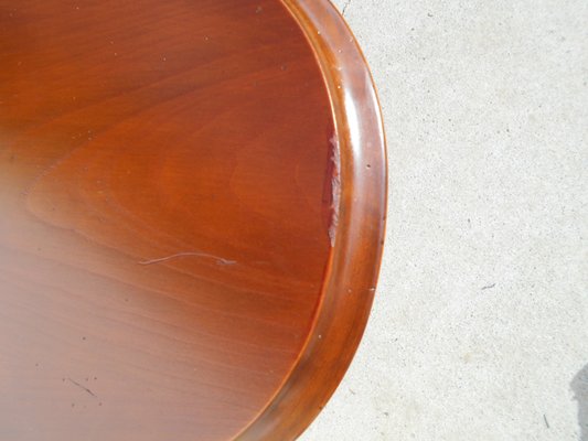 Large Pedestal Table with Violin-Shaped Top, 1980s-ABK-2022988