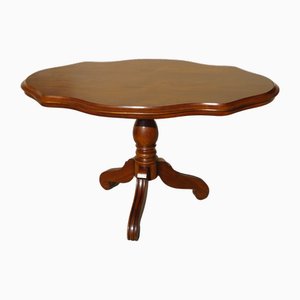 Large Pedestal Table with Violin-Shaped Top, 1980s-ABK-2022988