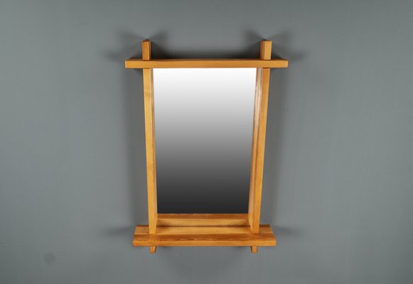 Large Pine Mirror in the style of Roland Wilhelmsson, Sweden, 1960s-VLO-1703198