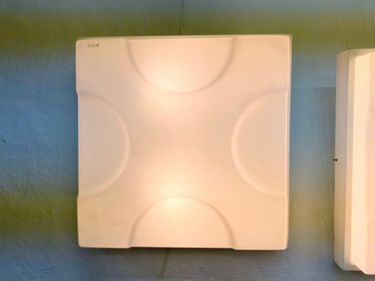 Large Plastic Wall Lamps by Harvey Guzzini, 1960s, Set of 2-AET-2034580