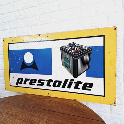 Large Prestolite Mechanic Shop Advertising Sign, 1960s-FRB-1748777