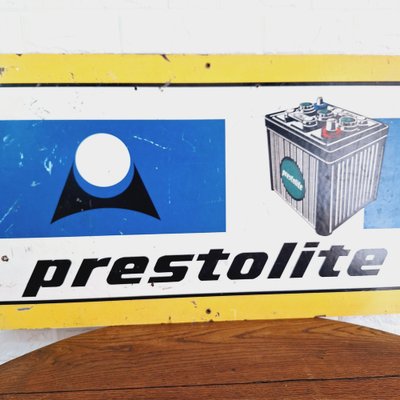 Large Prestolite Mechanic Shop Advertising Sign, 1960s-FRB-1748777