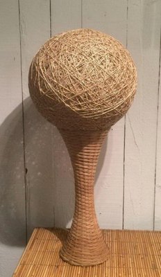 Large Rattan Lamp, 1970s-BA-1365705