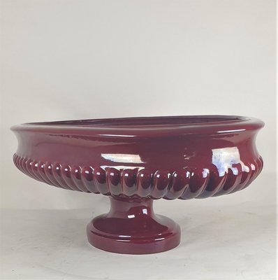 Large Red Earthenware Center Bowl-SYQ-1004422