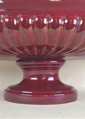 Large Red Earthenware Center Bowl-SYQ-1004422