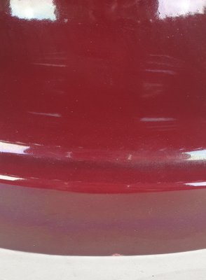 Large Red Earthenware Center Bowl-SYQ-1004422