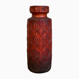 Large Red Model 285-53 Floor Vase by Scheurich, West Germany, 1960s-NJY-1733035