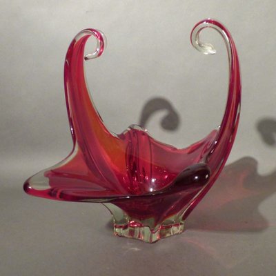 Large Red Murano Glass Bowl from Made Murano Glass-WK-1005532