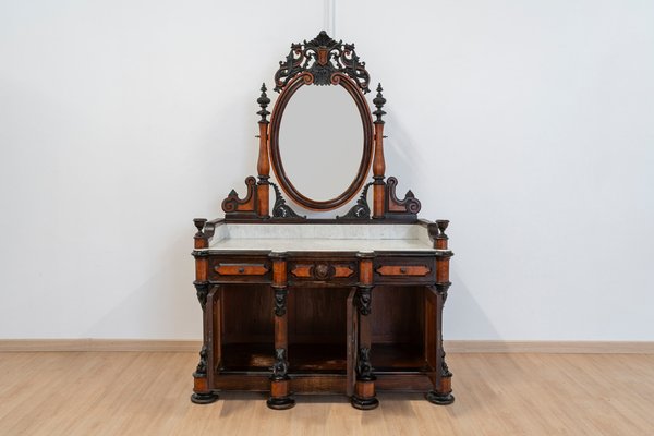 Large Romantic Dressing Table, 19th Century-UJE-1823705